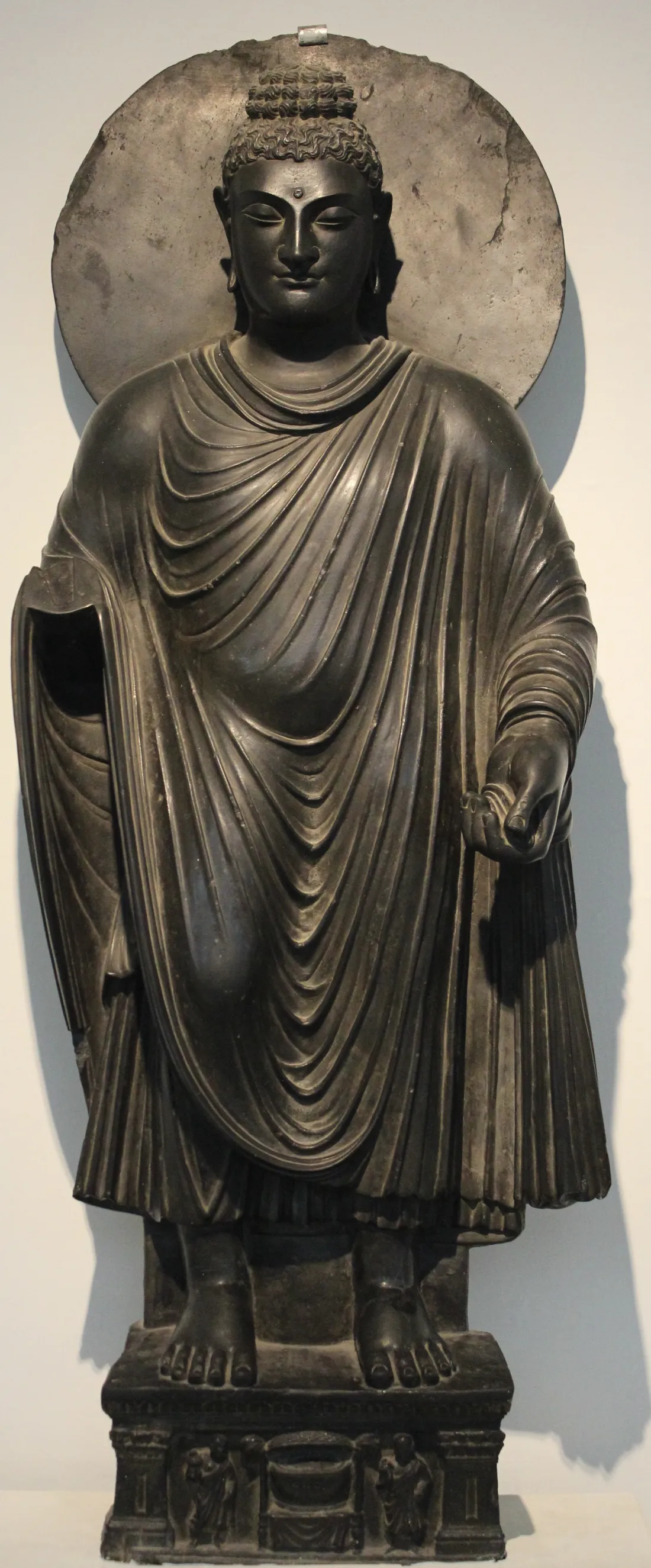 Tượng Phật cổ Gandhara Mathura indus tại bảo tàng Delhi