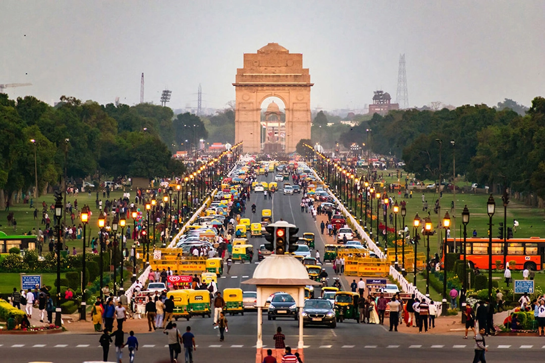 Trung tâm quảng trường Cộng Hòa ở delhi