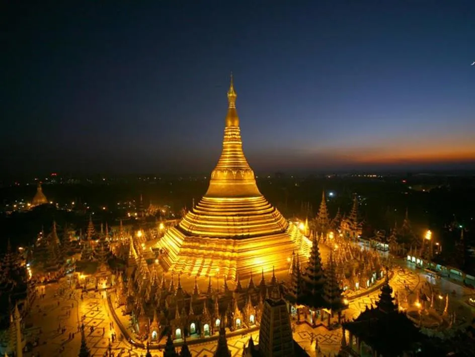 Chùa vàng ở cố đô Yagoon