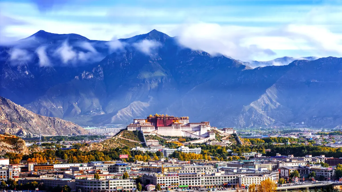 Cung điện Potala Lhasha - Tây tạng